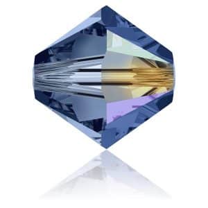 5328 4mm Sach 48 Swarovski toupie Montana AB