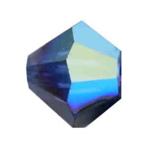 5328 4mm Sach 48 Swarovski toupie Dark Sapphire AB