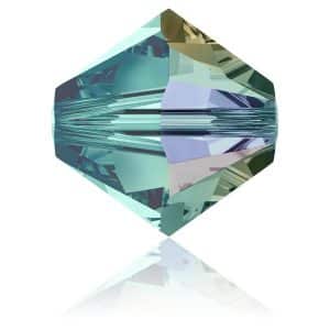 5328 4mm Sach 48 Swarovski toupie Blue Zircon AB