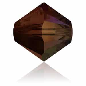 5328 4mm Sach 48 Swarovski toupie Mocca AB