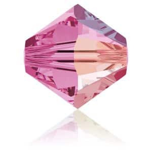 5328 4mm Sach 48 Swarovski toupie Rose AB