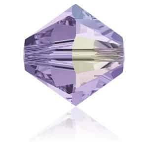 5328 4mm Sach 48 Swarovski toupie Violet AB