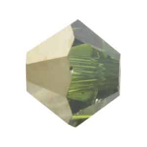 5328 4mm Sach 48 Swarovski toupie Olivine Dorado