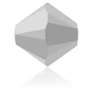 5328 4mm Sach 48 Swarovski toupie White Alabaster Satin