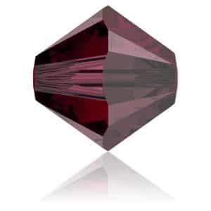 5328 4mm Sach 48 Swarovski toupie Siam Satin