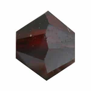 5328 4mm Sach 48 Swarovski toupie Garnet Satin