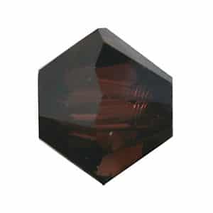 5328 4mm Sach 48 Swarovski toupie Burgundy Satin