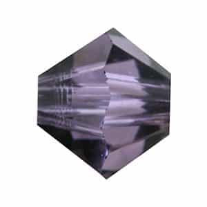 5328 4mm Sach 48 Swarovski toupie Violet Satin