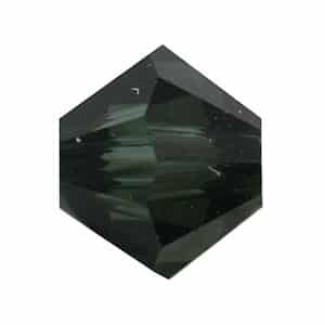 5328 4mm Sach 48 Swarovski toupie Morion Satin