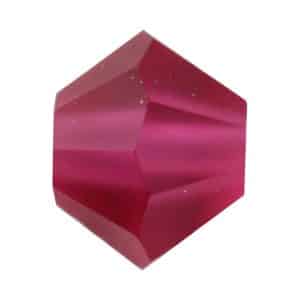 5328 4mm Sach 48 Swarovski toupie Fuchsia Mat Finish