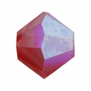 5301 4mm Sach 48 Swarovski toupie Siam Mat Finish-AB