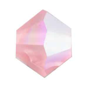 5301 4mm Sach 48 Swarovski toupie Light Rose Mat Finish-AB