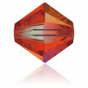 5328 4mm Sach 48 Swarovski toupie Hyacinth AB 2X