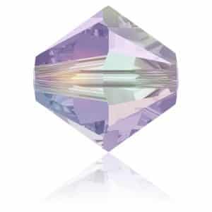 5328 4mm Sach 48 Swarovski toupie Violet AB 2X