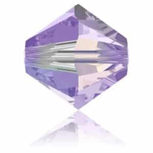 5328 4mm Sach 48 Swarovski toupie Tanzanite AB 2X