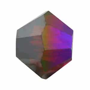 5328 4mm Sach 48 Swarovski toupie Siam AB Satin