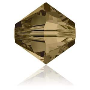 5328 4mm Sach 48 Swarovski toupie C.Bronze Shade