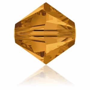 5328 4mm Sach 48 Swarovski toupie Topaz