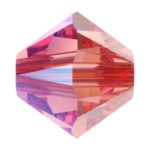 5328 4mm Sach 48 Swarovski toupie Rose Peach Shimmer