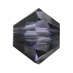 5328 3mm sach 48 Swarovski toupie Tanzanite Satin