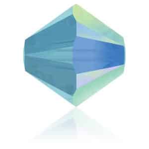 5328 3mm Sach 48 Swarovski toupie Turquoise AB