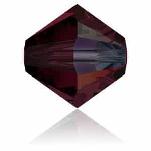 5328 6mm Sach 20 Swarovski toupie Garnet AB