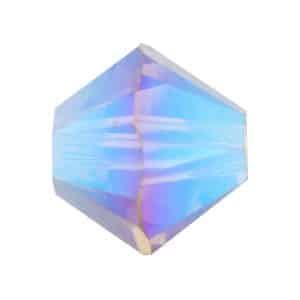 5328 6mm Sach 20 Swarovski toupie Greige AB 2x