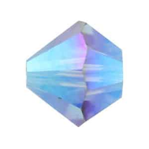 5328 6mm Sach 20 Swarovski toupie Indian Sapphire AB 2x