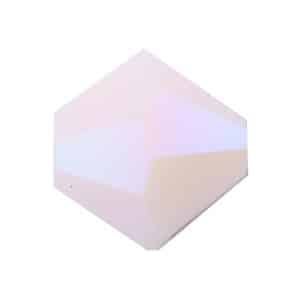 5328 6mm Sach 20 Swarovski toupie Rose Alabaster AB 2x