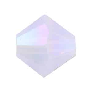 5328 6mm Sach 20 Swarovski toupie Violet Opal AB 2x