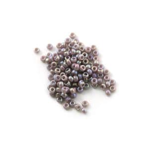 Sachet 8g rocailles 11/0 Lilas opaque Irisé N°478