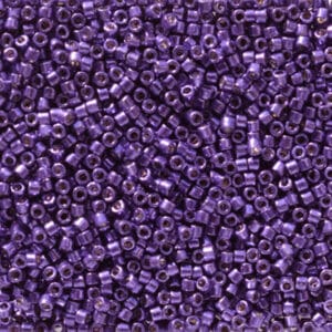 Miyuki Sachet 5g Délica 11/0 Lilas Foncé Galvanisé Duracoat N°DB2510