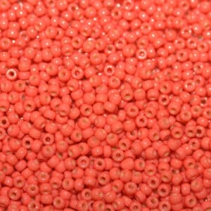 Miyuki Rocailles 11/0 Pastèque Clair Opaque Duracoat N°4464 8grs