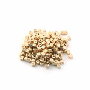 Miyuki cube 3mm Doré Clair N°1052 10g