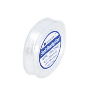 Bob. 20m Fil Nylon élastique Miyuki Beading +-0.3-0.5mm Transparent