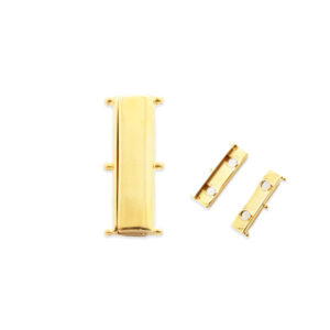 Fermoir magnétique métal Cymbal Axos III Délica 11/0  14,2x31,2mm