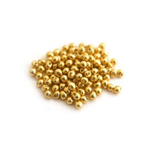 Sach 8g Gouttes Miyuki 3.4mm Doré Galvanisé Duracoat N°4202