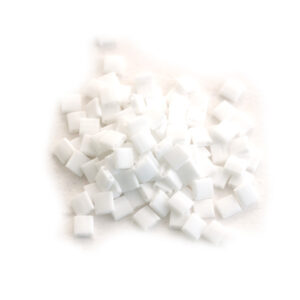 Sach 10g Tila 5x5x1.9mm Blanc Mat N°402F