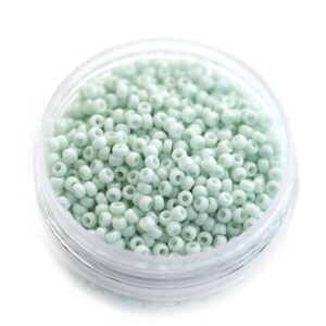 Sach 8g rocailles 11/0 Menthe Claire Opaque N°3318