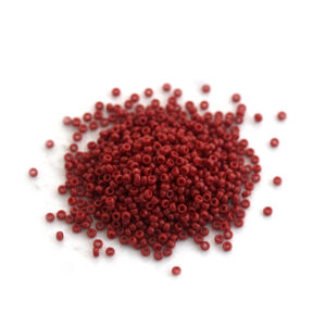 Sach 8g rocailles 15/0 Bordeaux Jujube Opaque Duracoat N°4469
