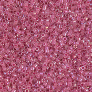 Sach 8g Délica 11/0 Rose Opal double AB N°1742