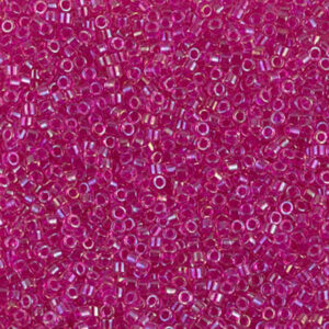 Sach 8g Délica 11/0 Fuchsia double AB N°1743