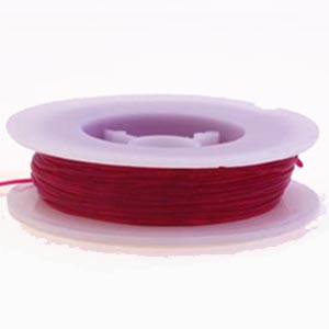 Bobine 25m fil Nylon élastique 1mm Fuchsia