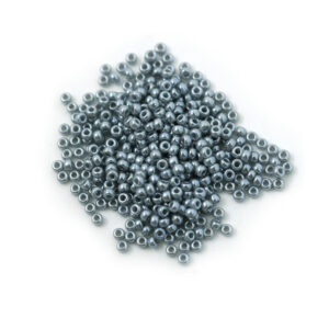 Sach 10g rocailles 11/0 Gris Opaque Lustré N°443
