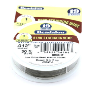 Bobine 9.20M Fil câblé 0.30mm (0.12) 19 fils Acier