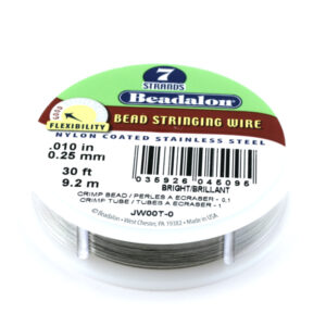 Bobine 9.20M Fil câblé 0.25mm (0.10) 7fils Acier