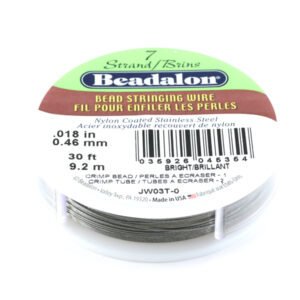 Bobine 9.20M Fil câblé 0.46mm (0.18) 7fils Acier