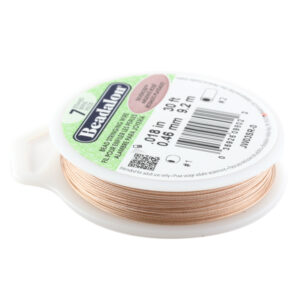 Bob. 9.20M Fil câblé 0.46mm (0.18) 7fils Rose Doré