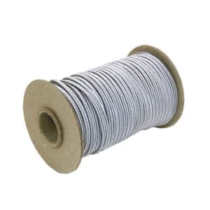 Sach. 2.5m Soutache Viscose 3mm Gris Argenté