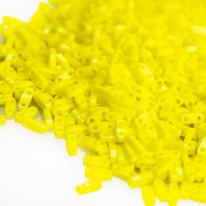 Miyuki Sachet 10g Quart Tila 5x1.2x1.9mm Jaune opaque N°404